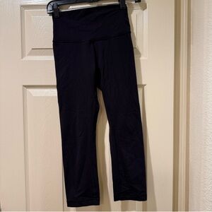 Lululemon Athletica Black High Rise Cropped Leggings Women’s 4